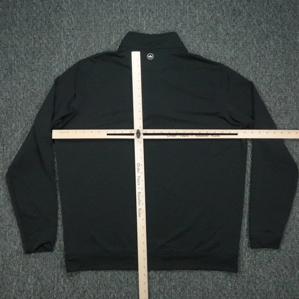 Peter Millar Pullover Mens XL Perth Performance Quarter Zip Golf Fever Tree